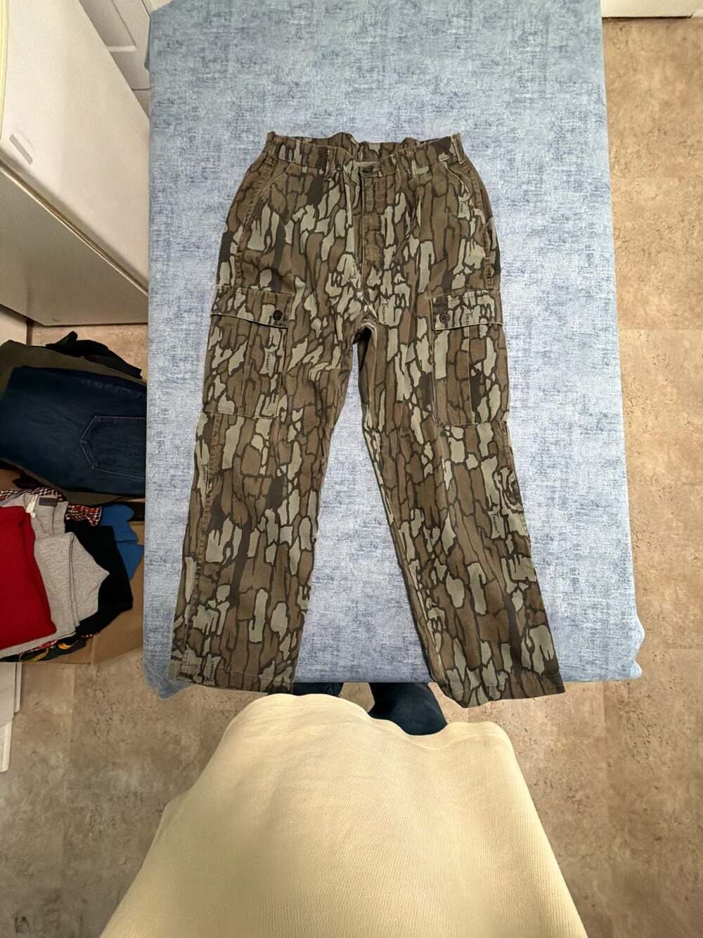 Walls Cargo Pants Size 38 Medium Trebark Camo Hunting USA Made